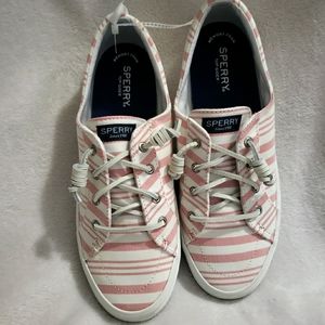 Pink Stripe Sperry Shoes Sneakers